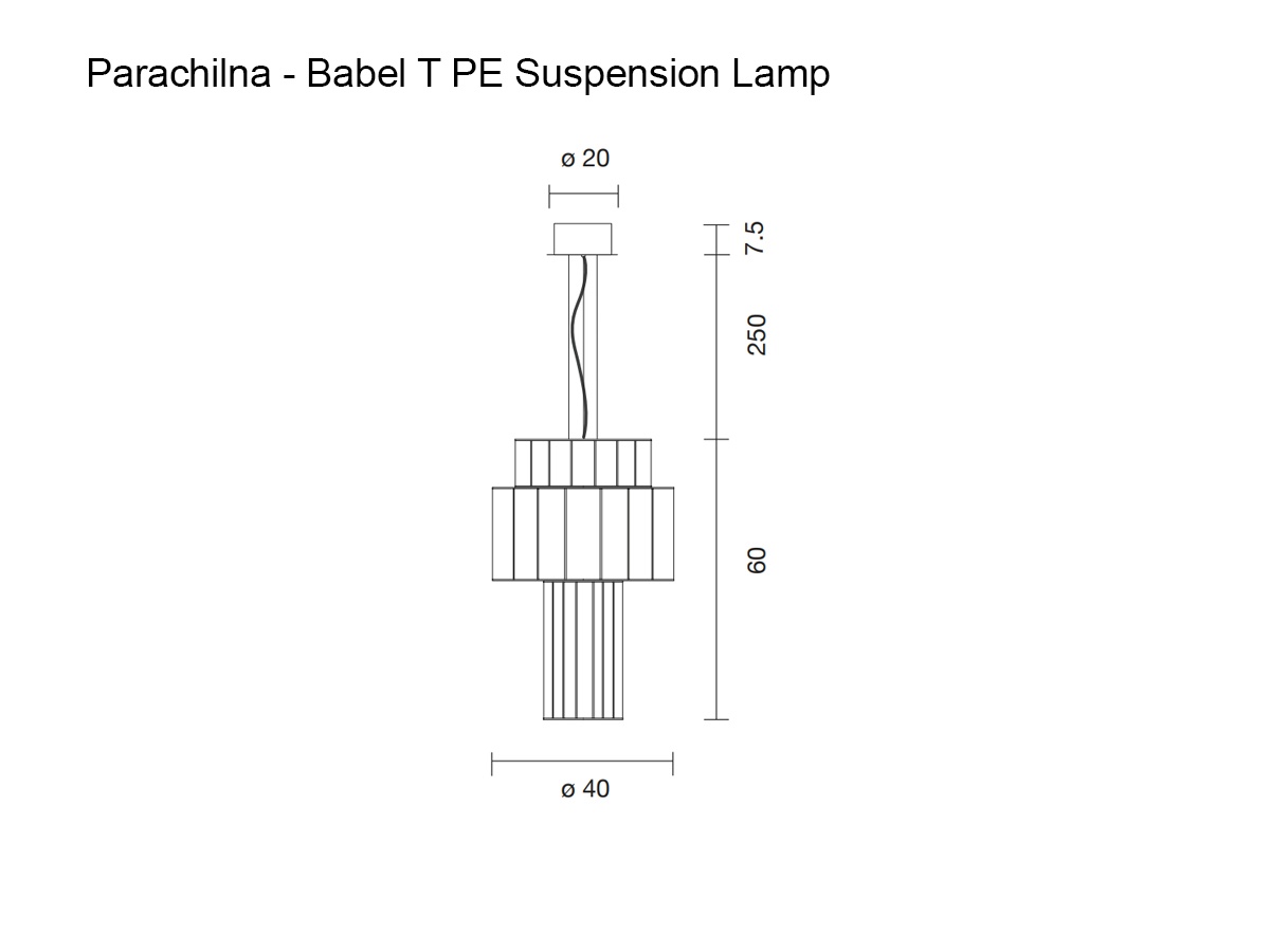 Parachilna Babel T Pe Suspension Lamp