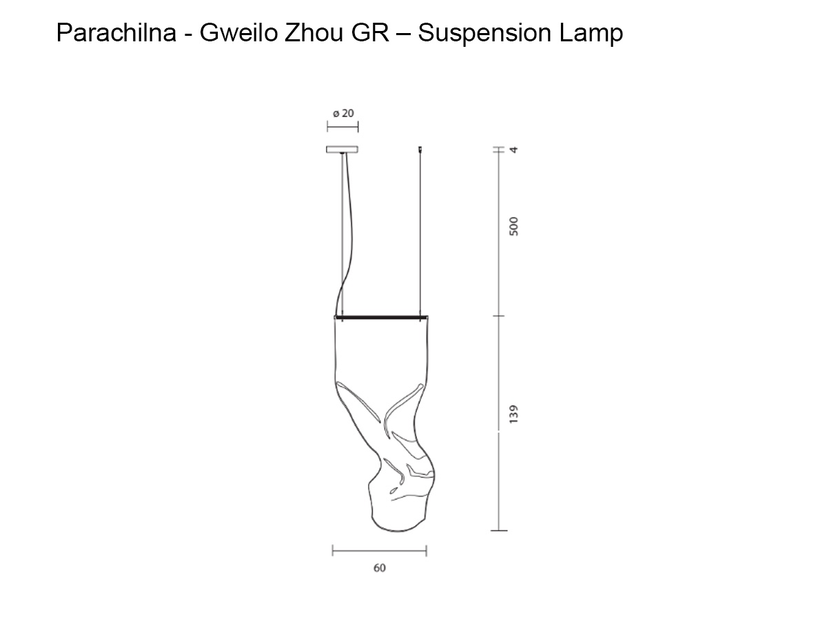 Parachilna Gweilo Zhou Gr Suspension Lamp