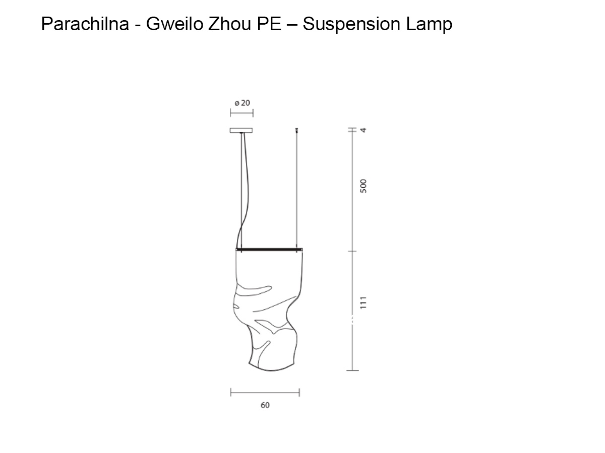 Parachilna Gweilo Zhou Pe Suspension Lamp
