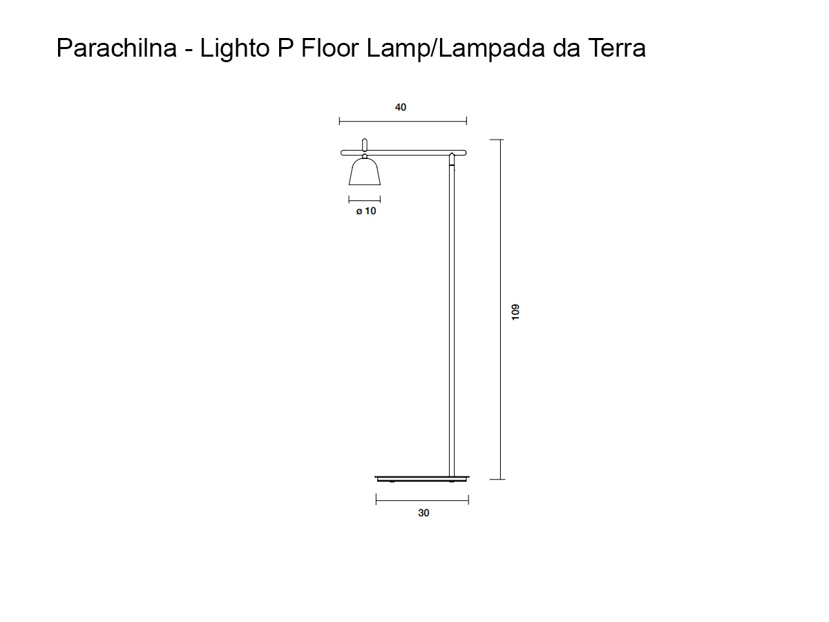Parachilna Lighto P Floor Lamp