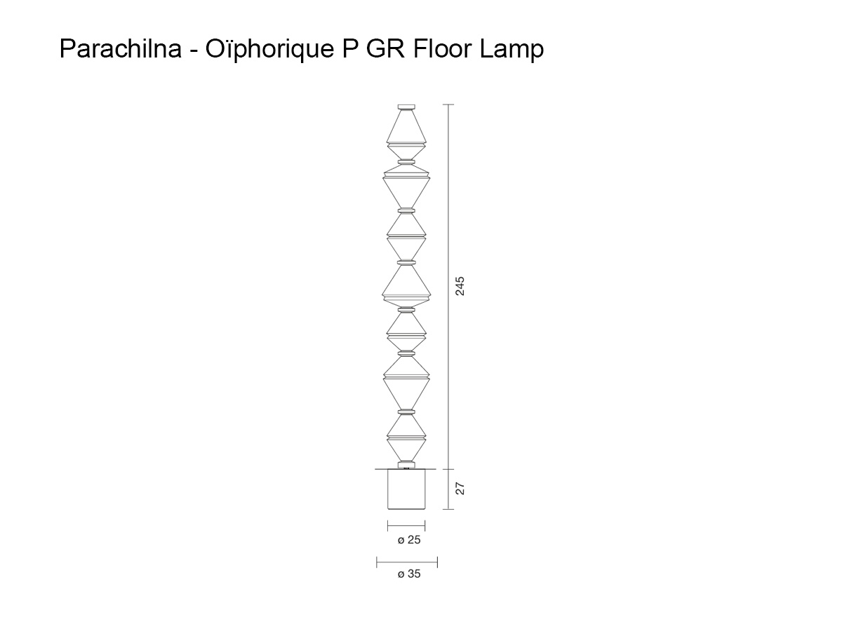 Parachilna Oiphorique P Gr Floor Lamp