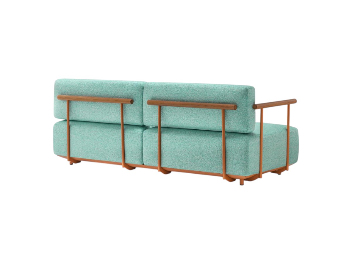 Pedrali Arki Outdoor Sofa With Armrest