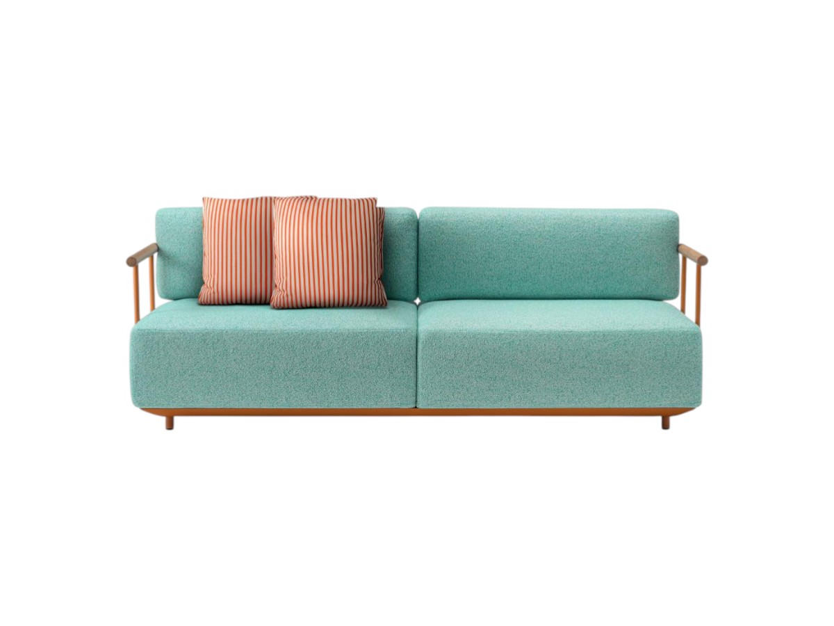 Pedrali Arki Outdoor Sofa With Armrest