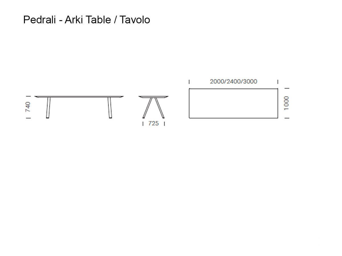 Pedrali Arki Table Ark
