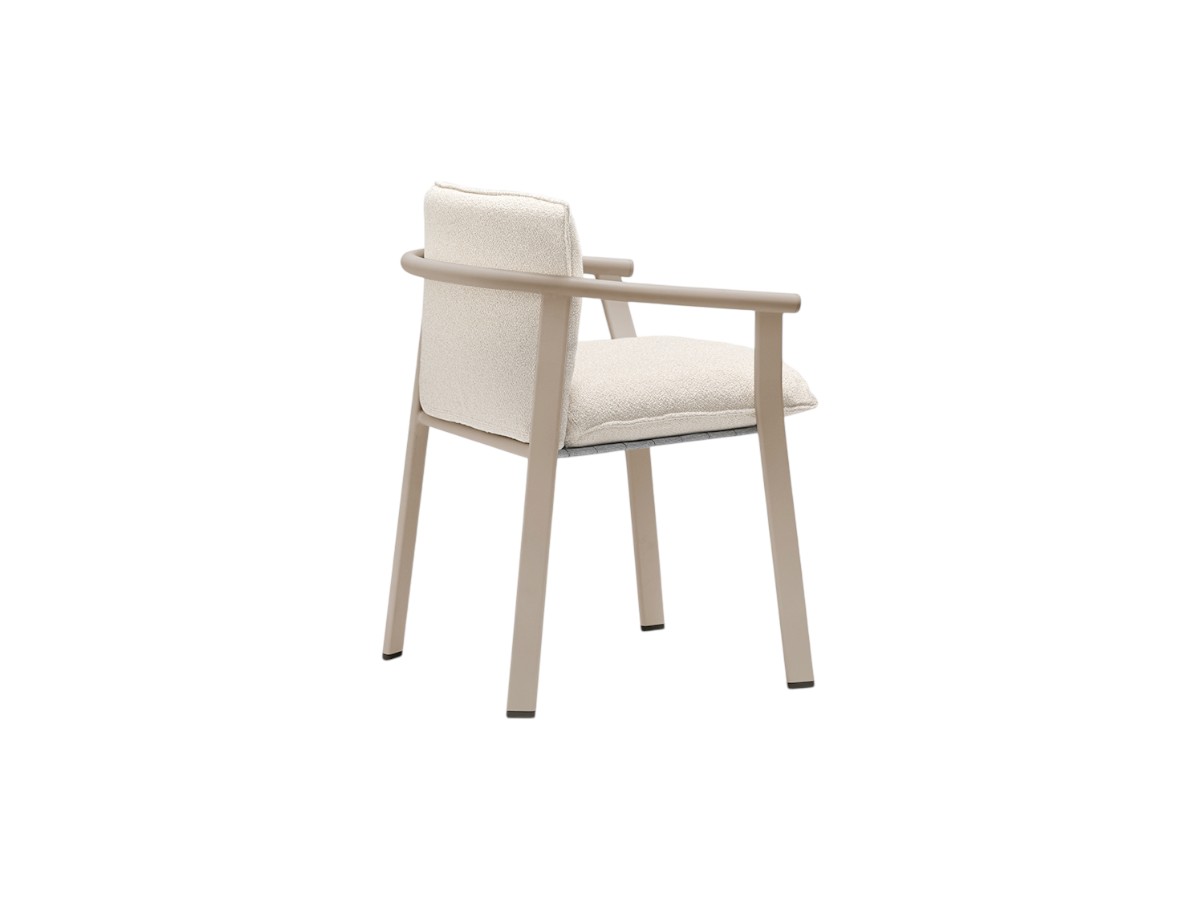 Pedrali Lamorisse 3684 Outdoor Chair With Armrests Seat And Back Cushion
