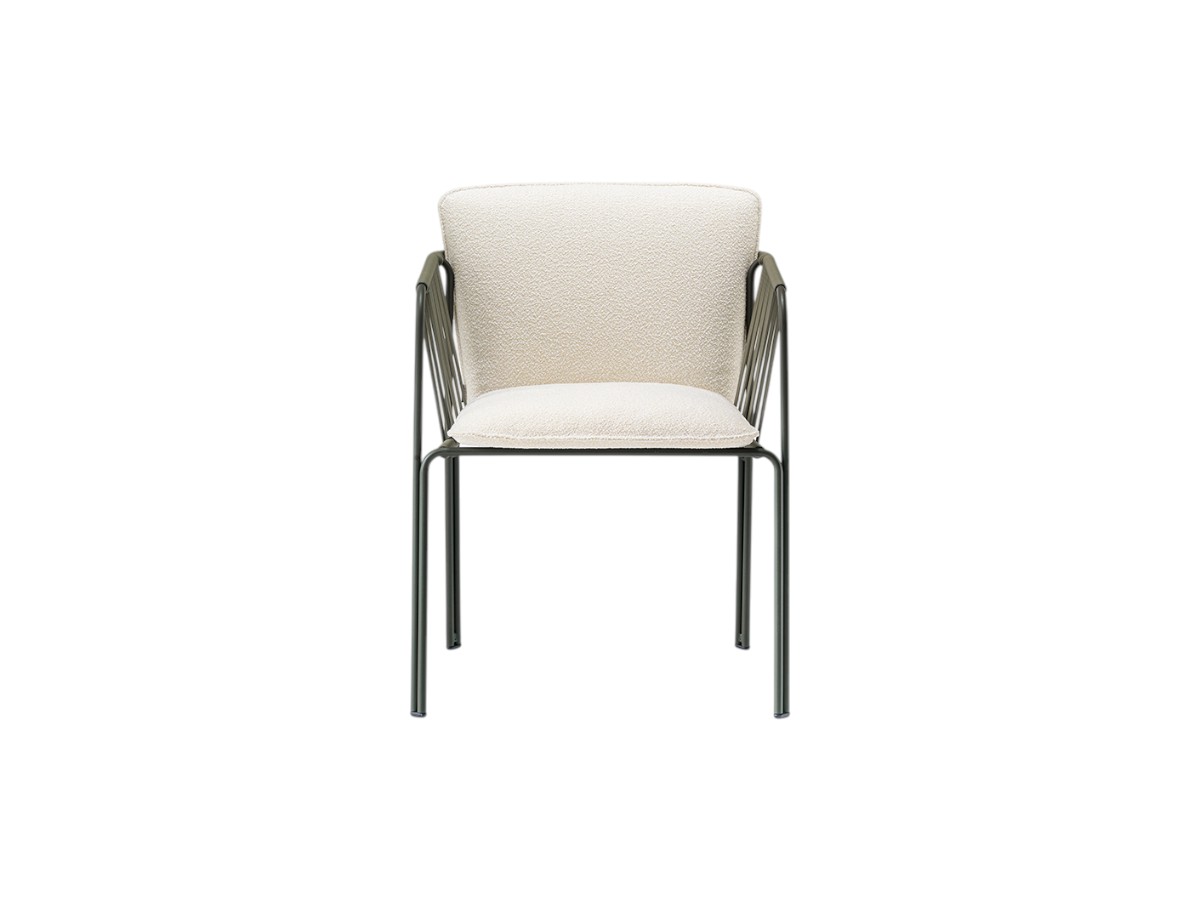 Pedrali Nari 6360 Outdoor Chair With Armrests Seat And Back Cushion