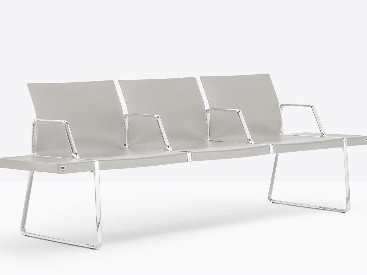 Pedrali Plural Bench With Backrest