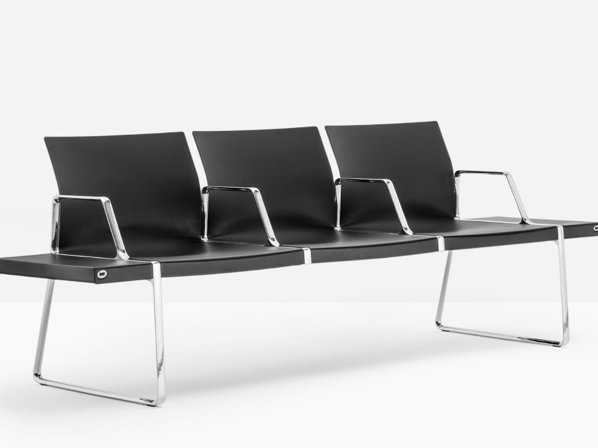 Pedrali Plural Bench With Backrest