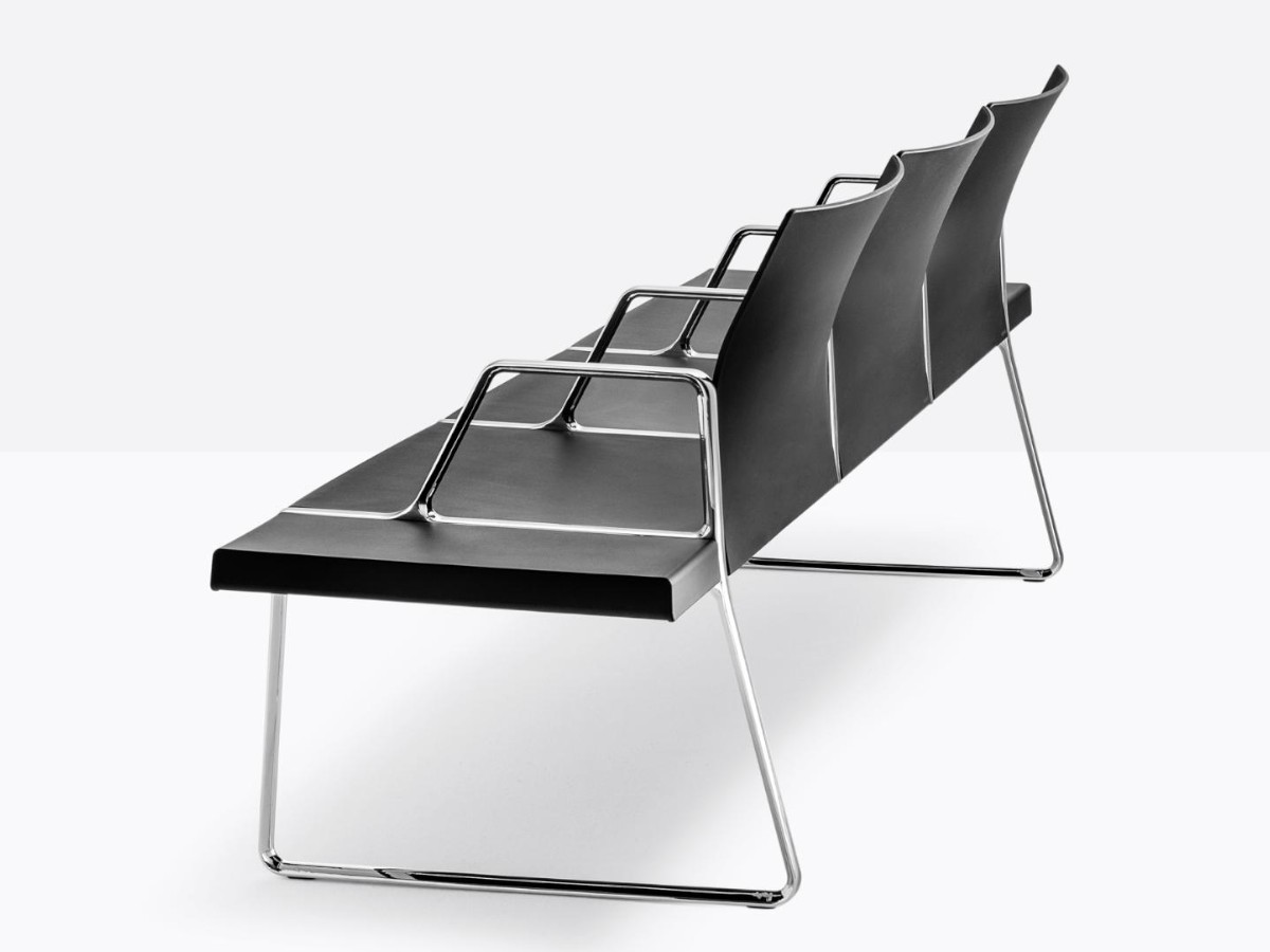 Pedrali Plural Bench With Backrest