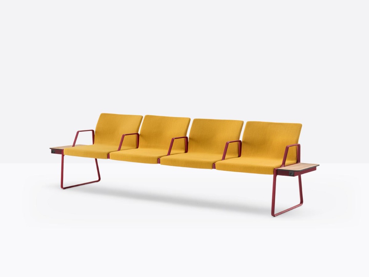 Pedrali Plural Soft Seating System With Armrests