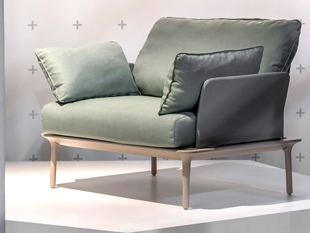 Pedrali Reva P Outoor Lounge Armchair