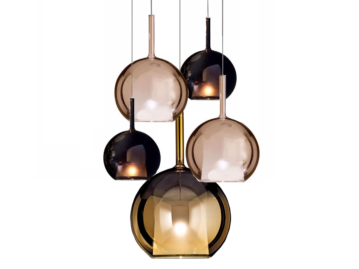 Penta Light Glo Multiple Composition 5 Suspension Lamp