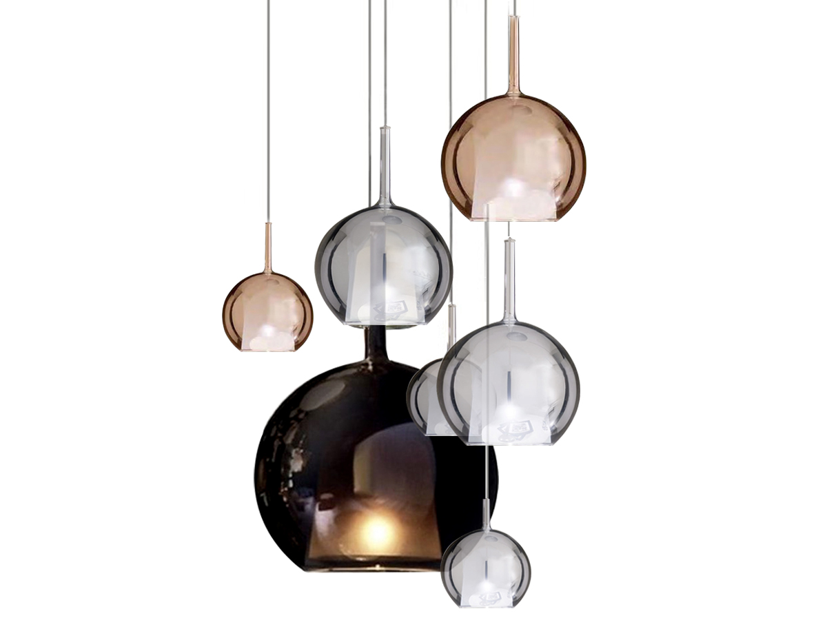 Penta Light Glo Multiple Composition 7 Suspension Lamp
