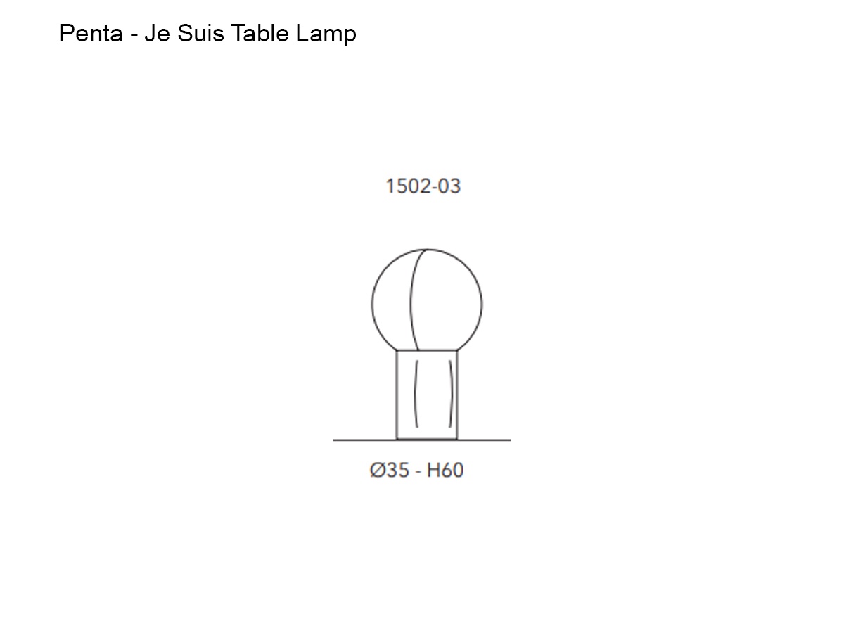 Penta Light Je Suis Table Lamp