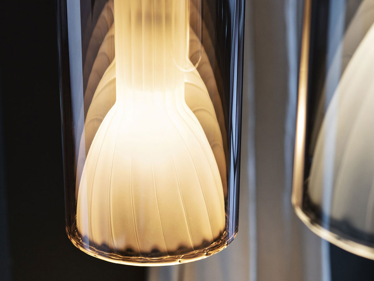 Penta Light Lit Multiple Composition 7 Suspension Lamp