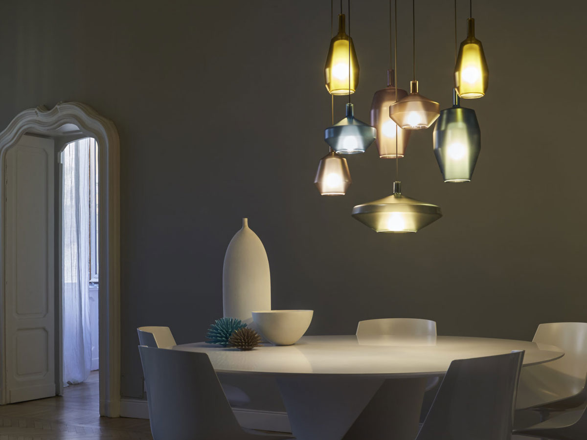 Penta Light Mom Multiple Composition 7 Suspension Lamp
