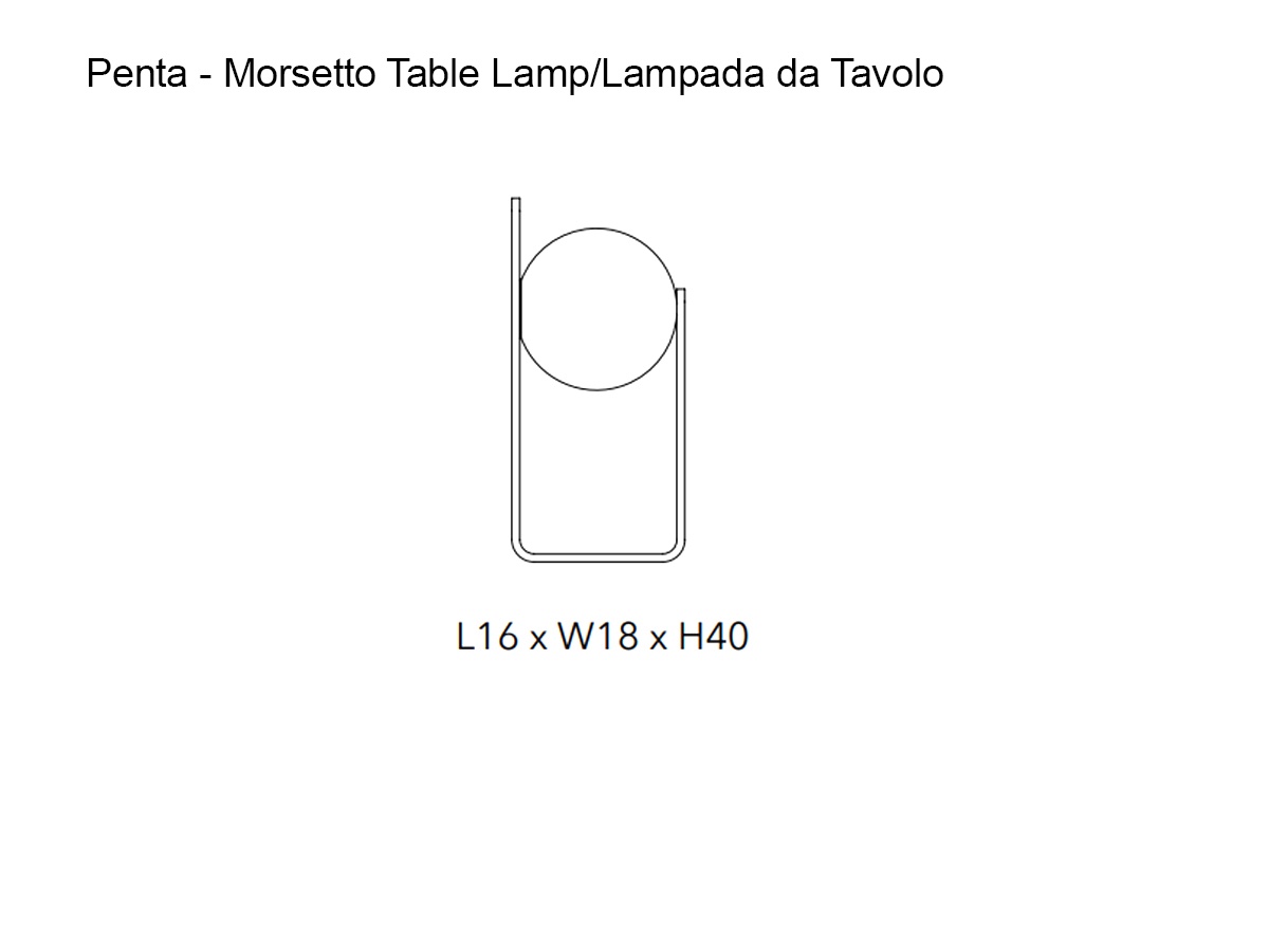 Penta Light Penta Morsetto Table Lamp