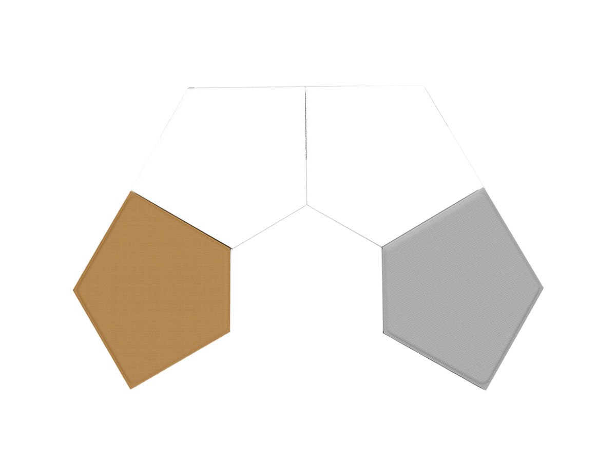 Penta Light Tile Wall Ceiling Lamp