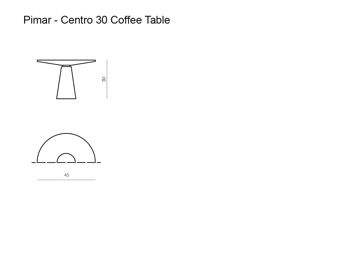 Pimar Centro 30 Coffee Table