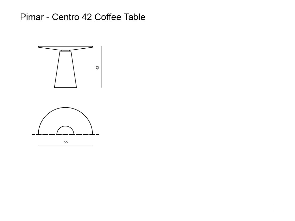 Pimar Centro 42 Coffee Table