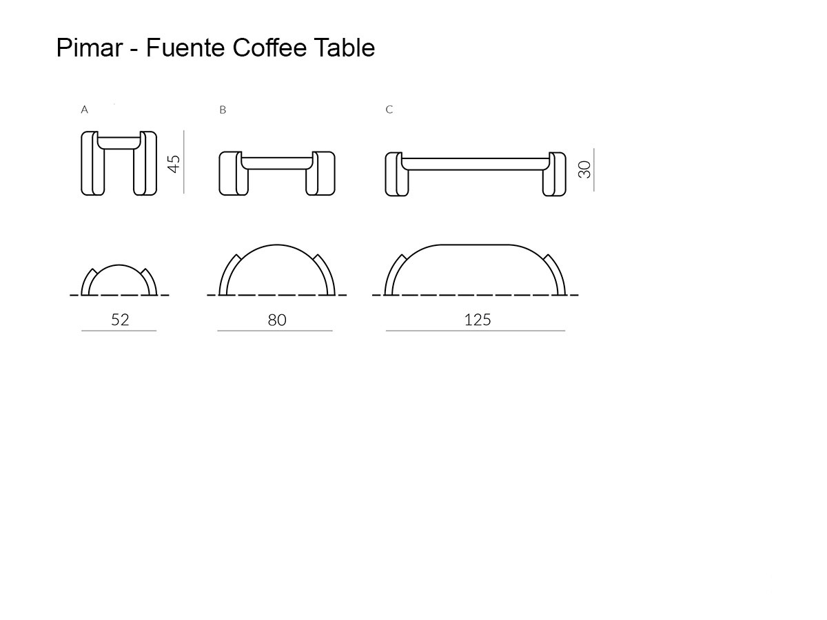 Pimar Fuente Coffee Table
