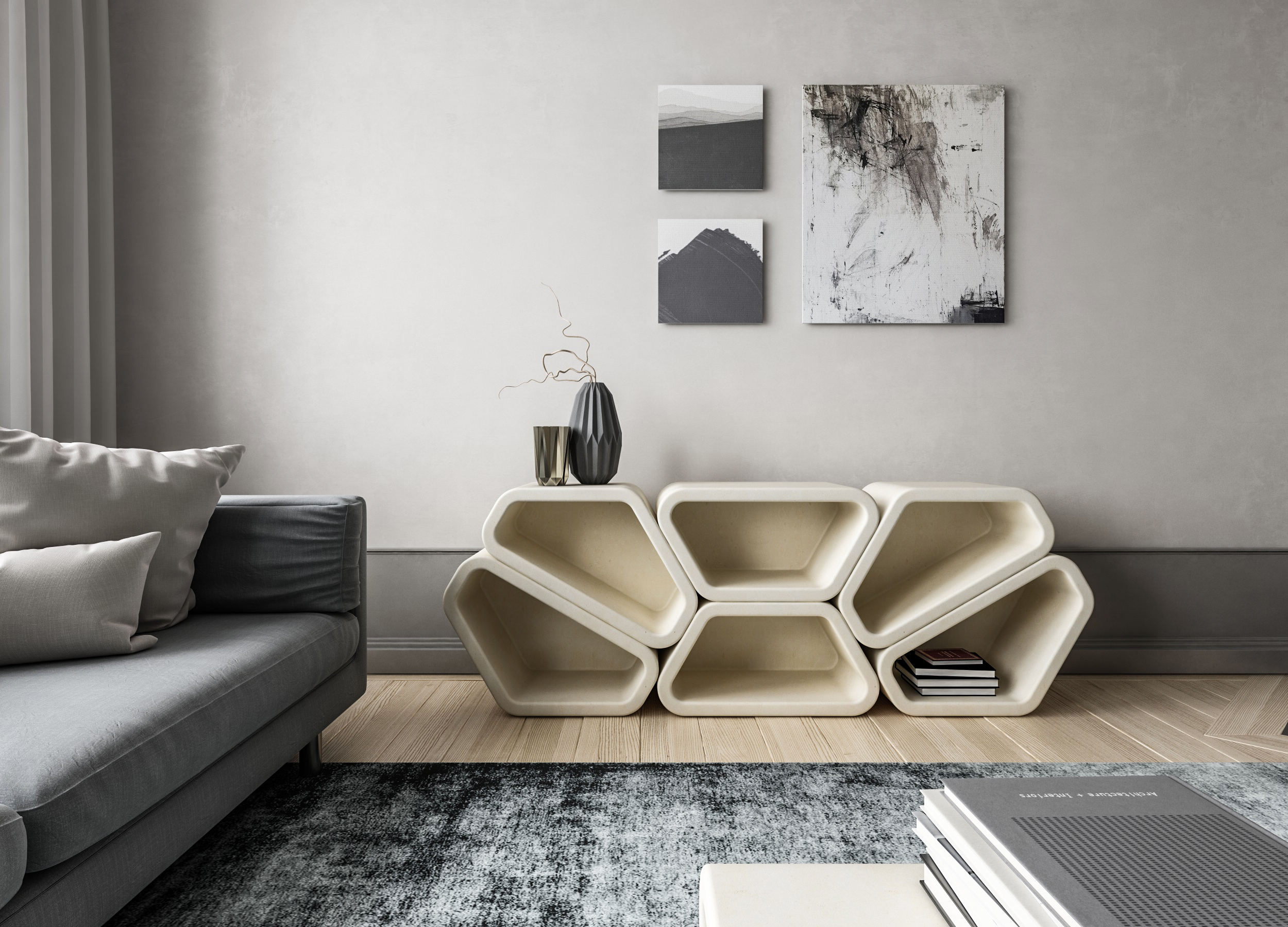 Pimar Messapo Bookshelf