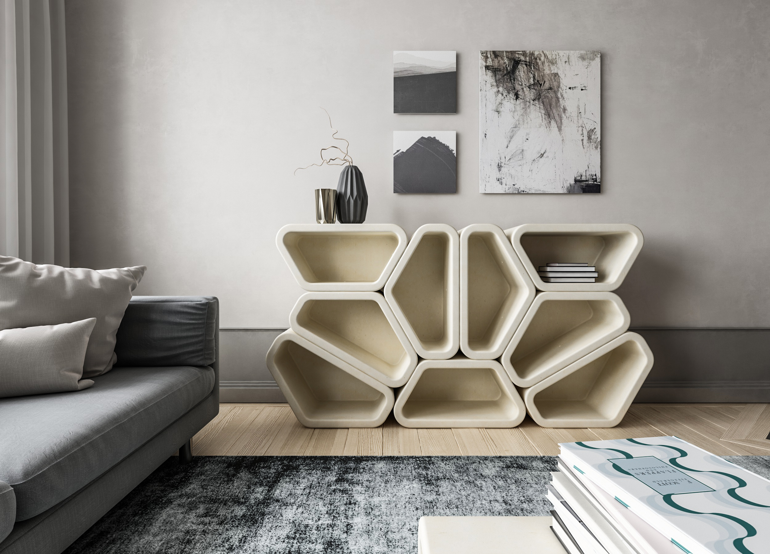 Pimar Messapo Bookshelf