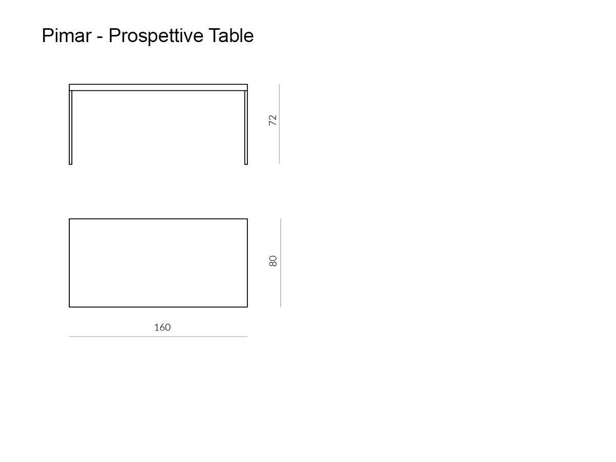 Pimar Prospettive Table
