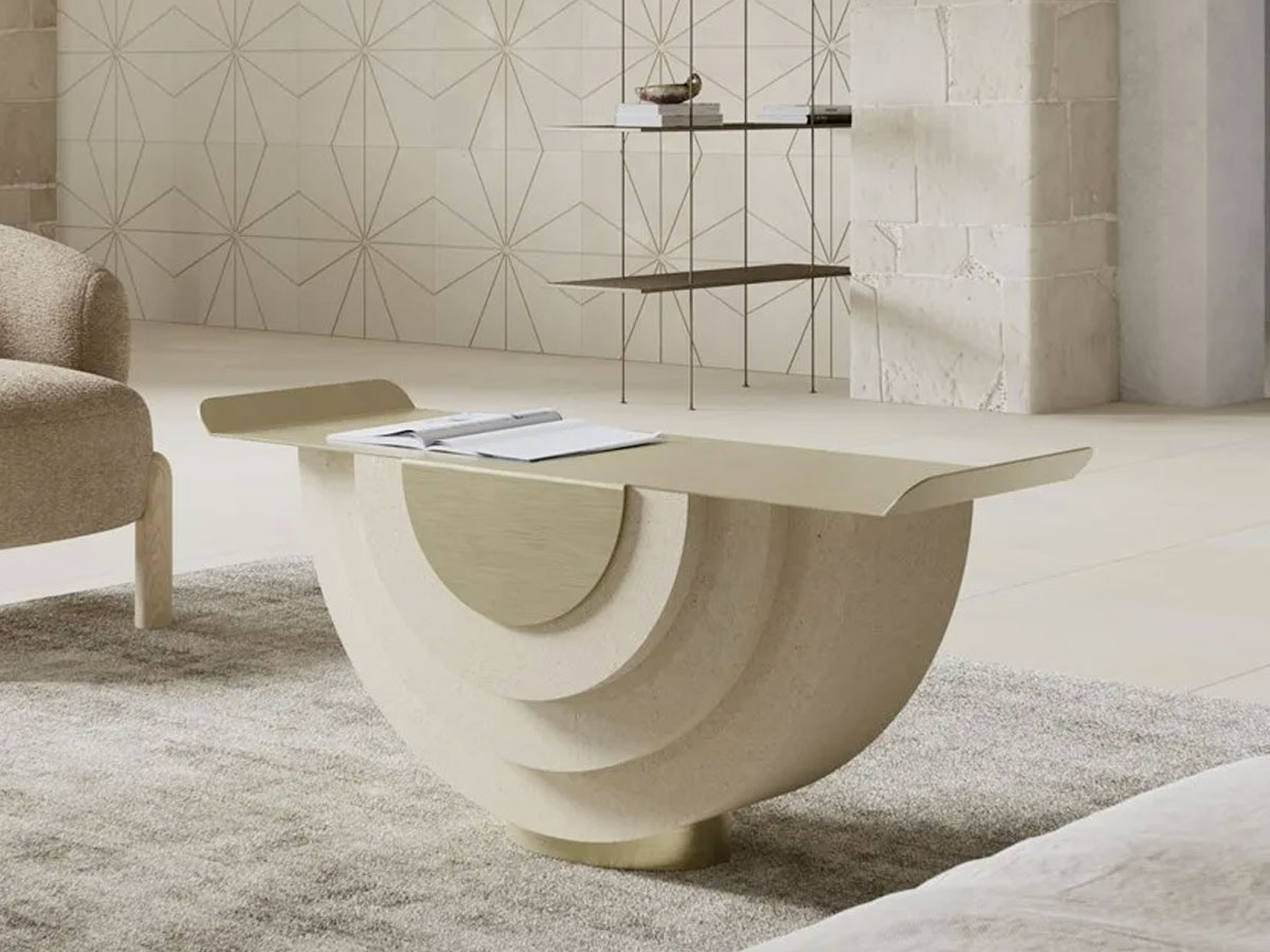 Pimar Romano Coffee Table Brass