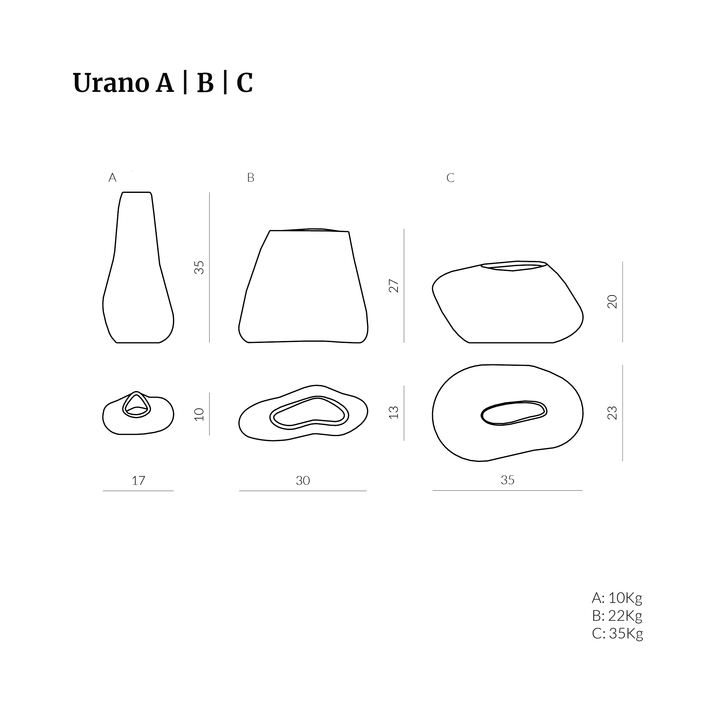 Pimar Urano Vase