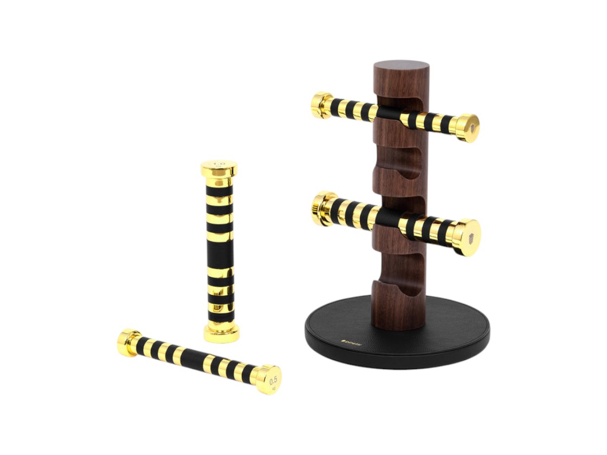 Pinetti Aria Dumbells With Stand Set Of 4