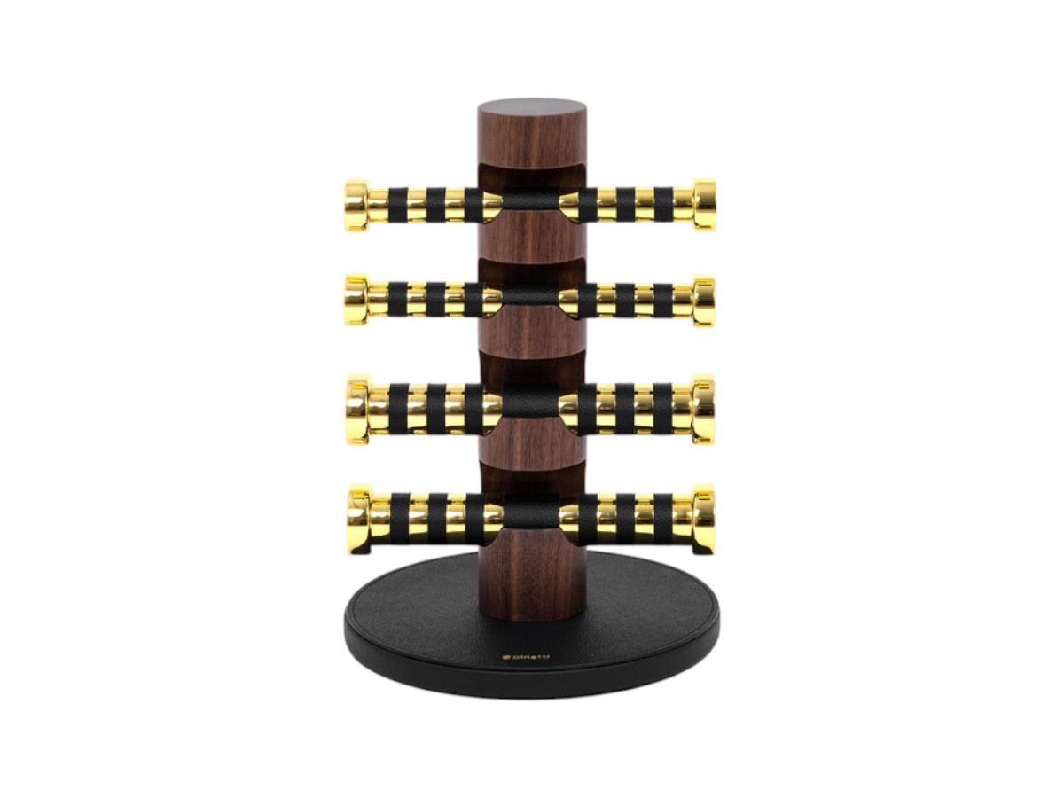 Pinetti Aria Dumbells With Stand Set Of 4