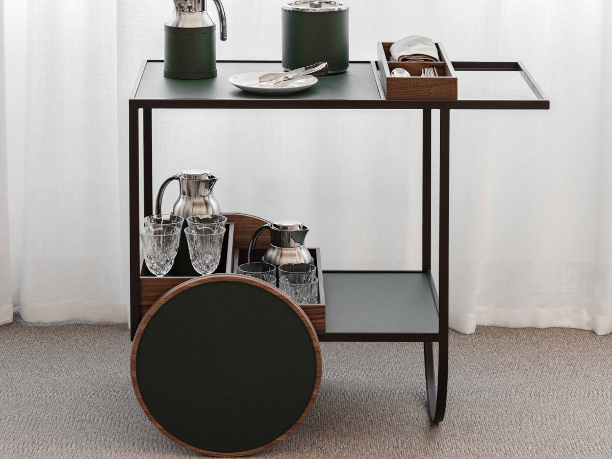 Pinetti Magenta Serving Trolley