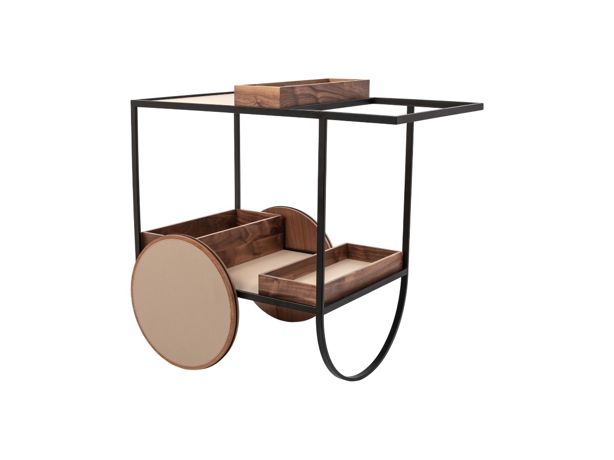 Pinetti Magenta Serving Trolley