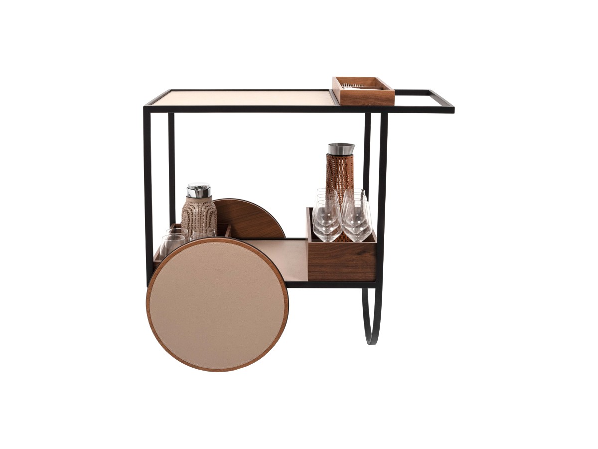 Pinetti Magenta Serving Trolley