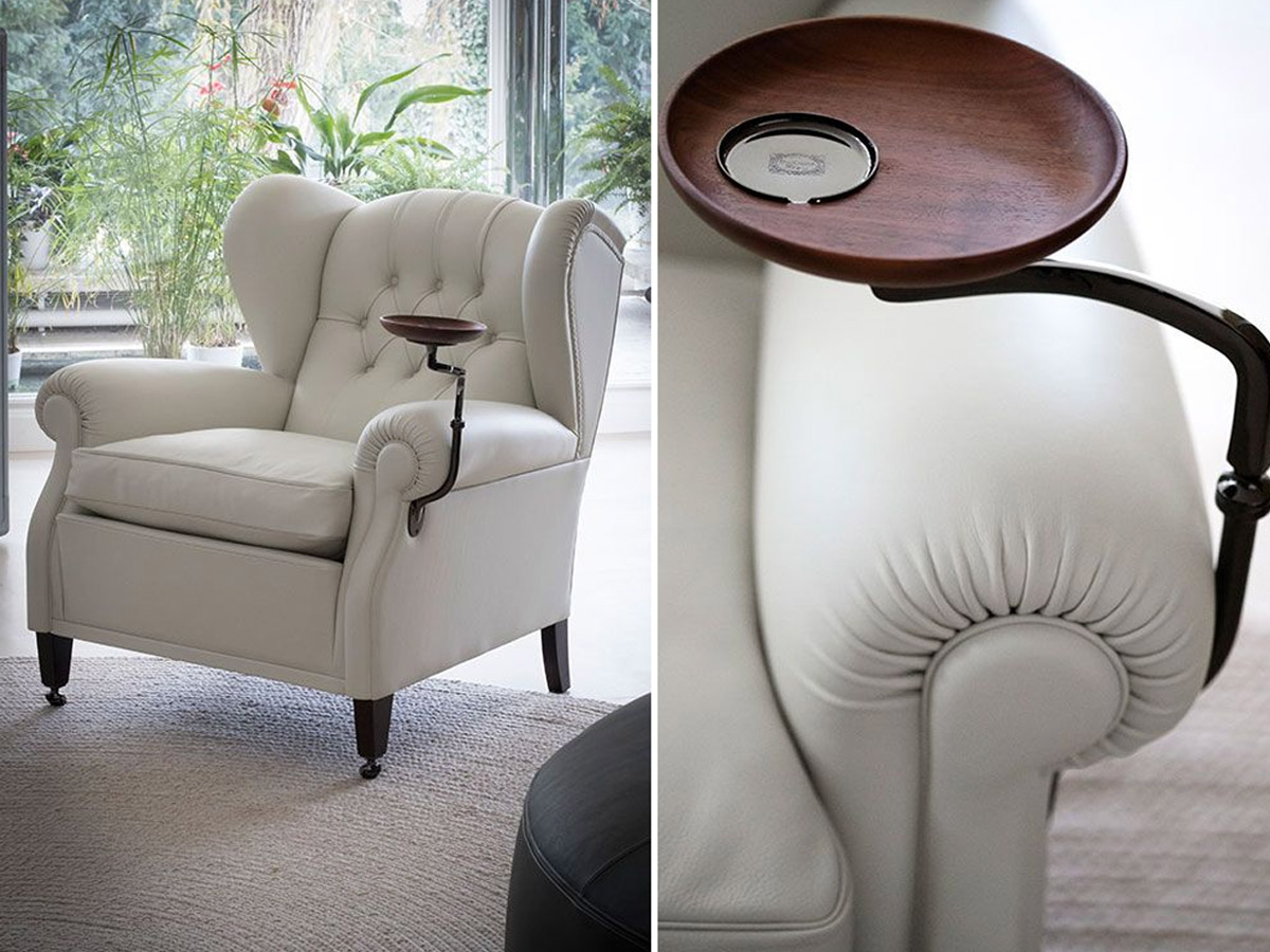 Poltrona Frau 1919 Armchair With Plate