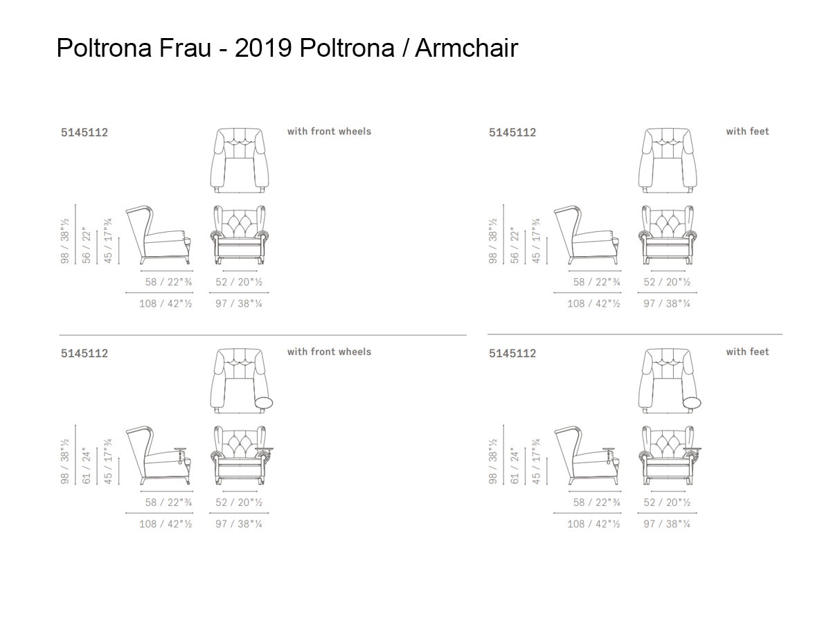 Poltrona Frau 2019 Armchair