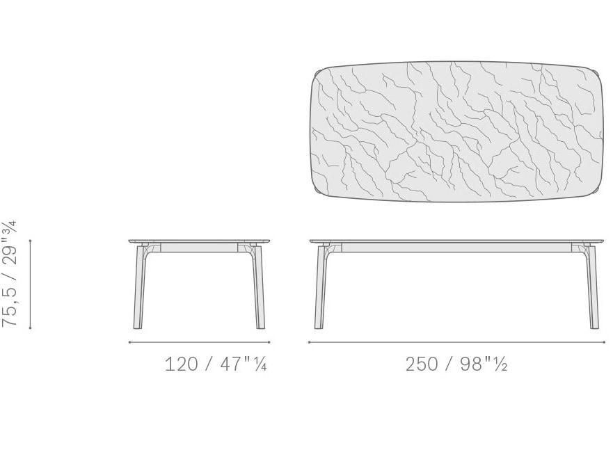Poltrona Frau Abigail Table