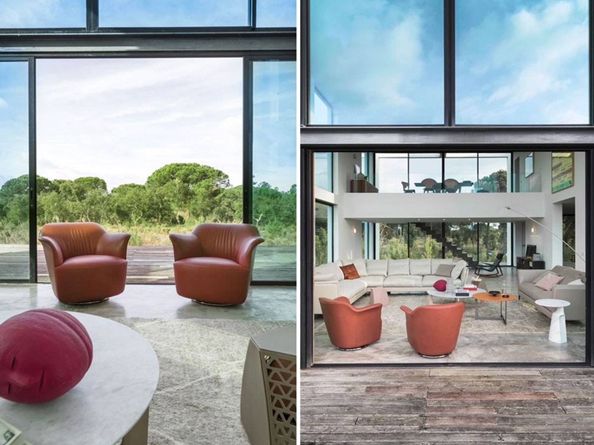 Poltrona Frau Aida Armchair