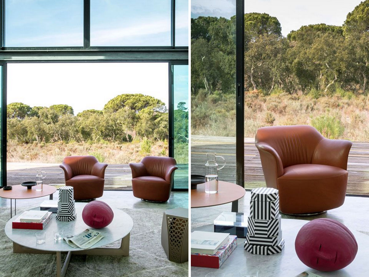 Poltrona Frau Aida Armchair