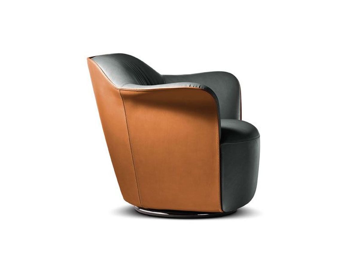 Poltrona Frau Aida Armchair Bicolor