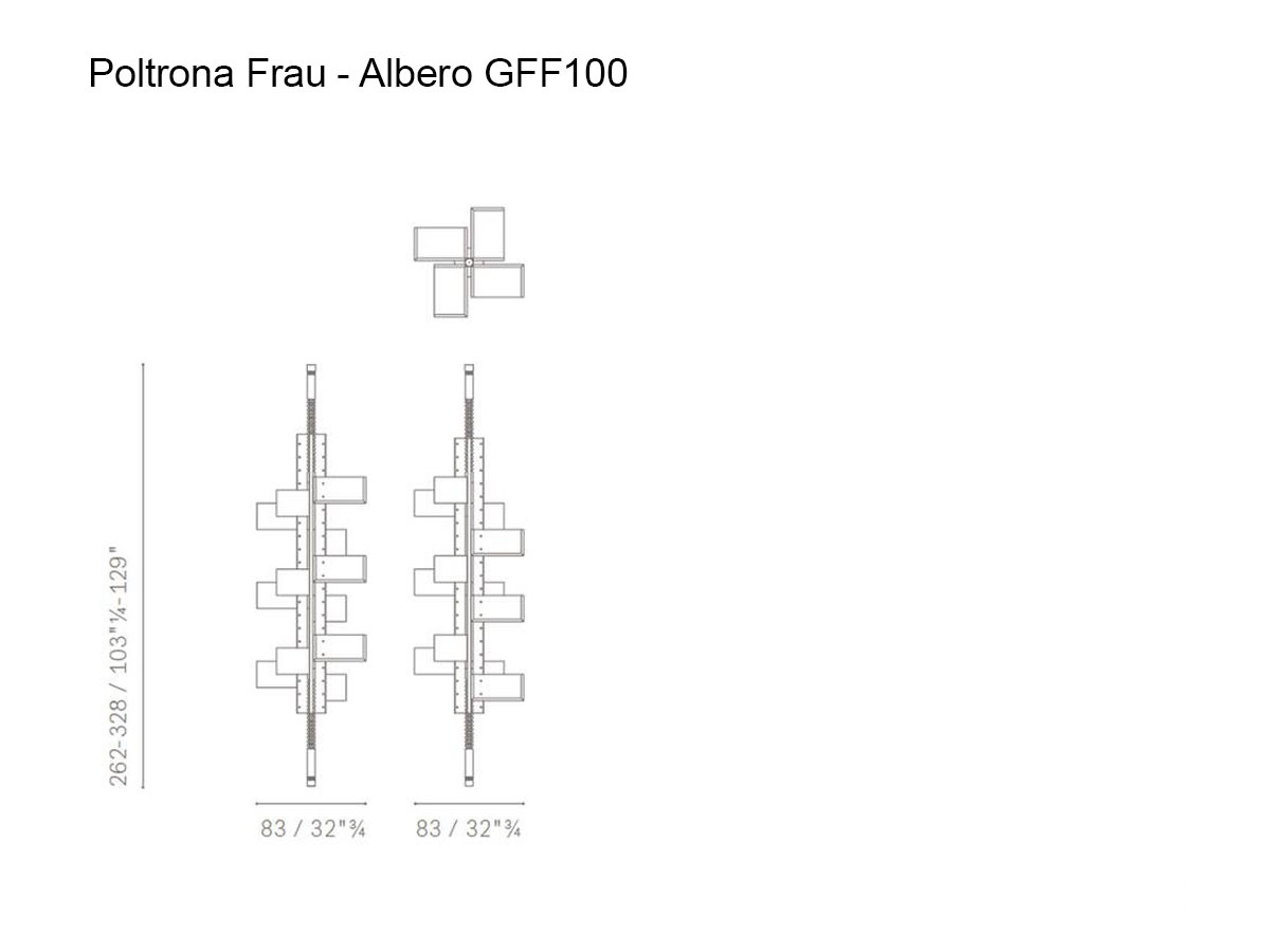 Poltrona Frau Albero Gff100 Bookshelf