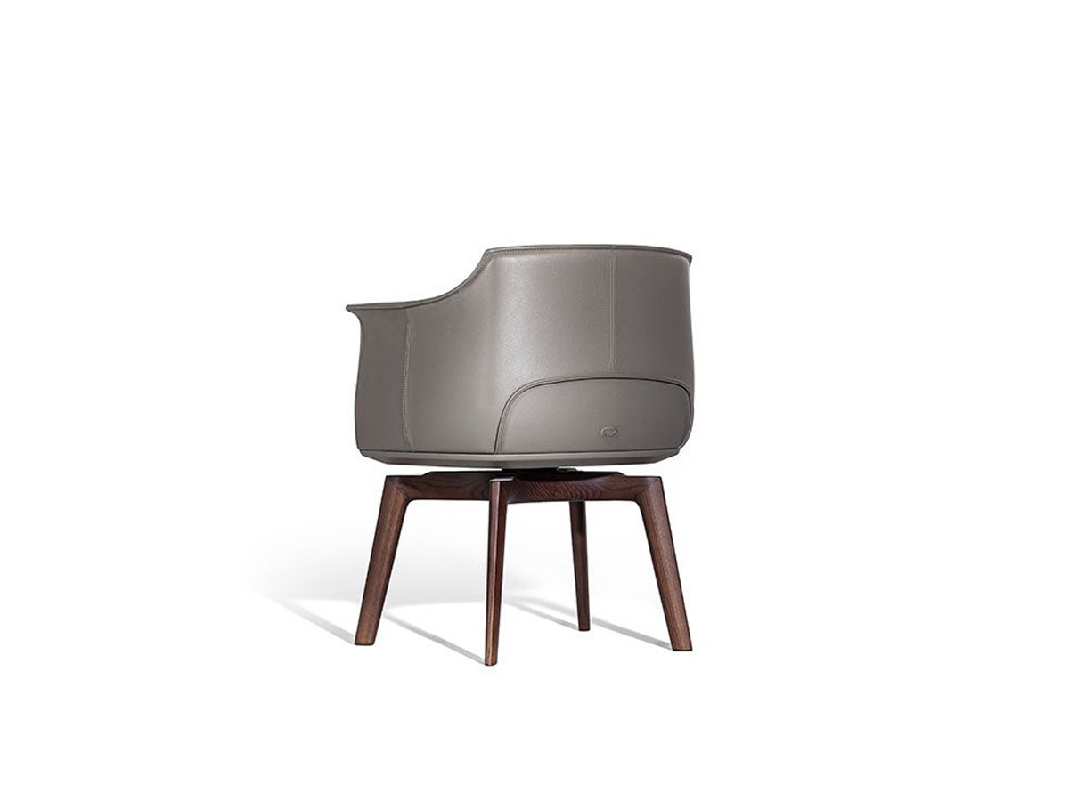Poltrona Frau Archibald Swivel Armchair