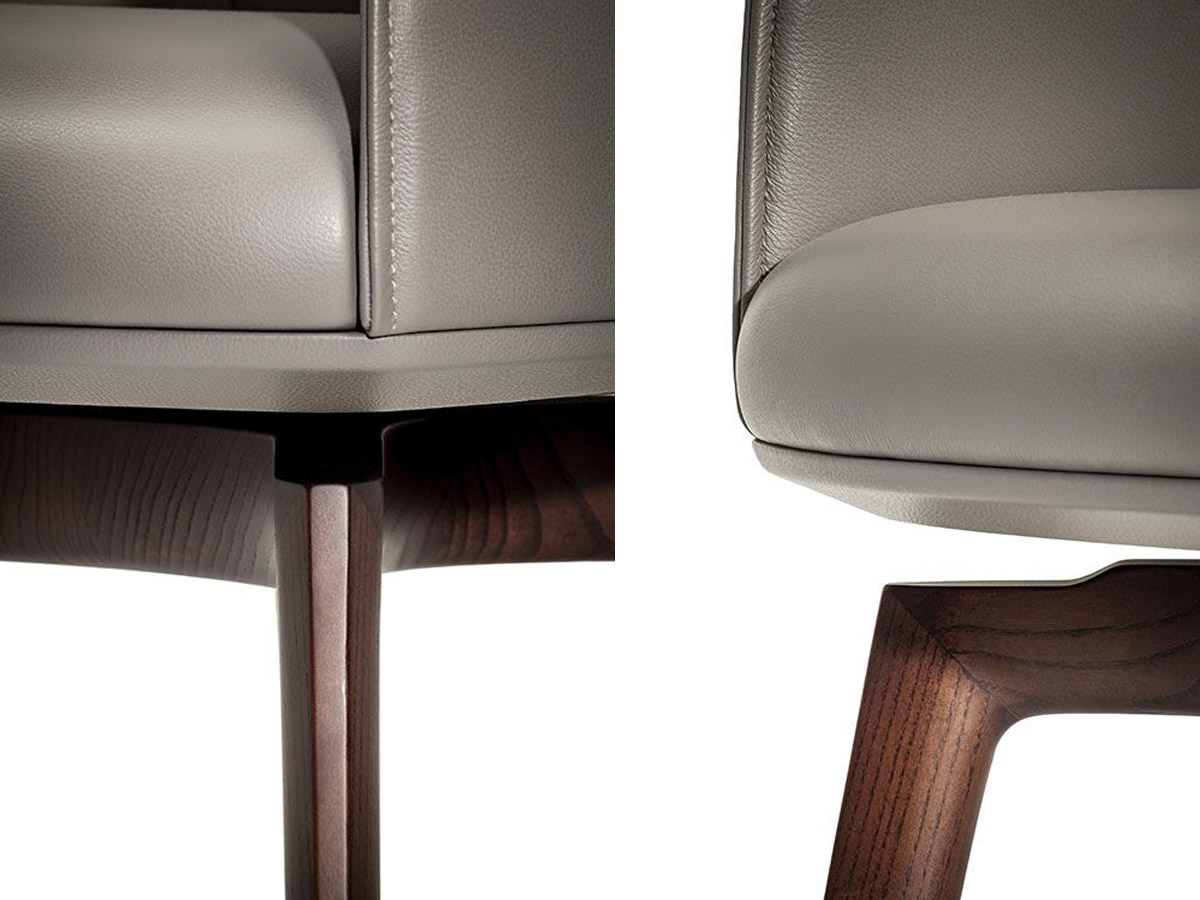 Poltrona Frau Archibald Swivel Armchair