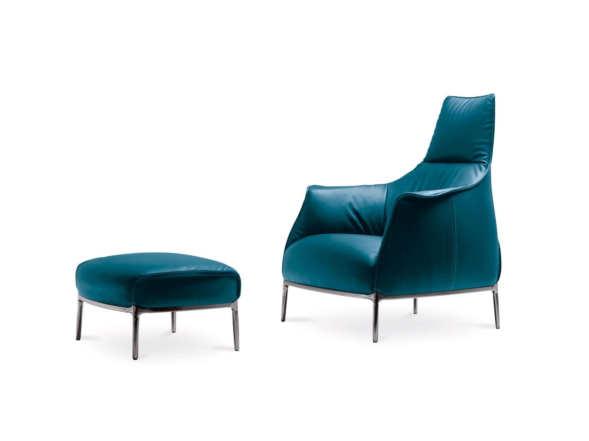 Poltrona Frau Archibald High Armchair