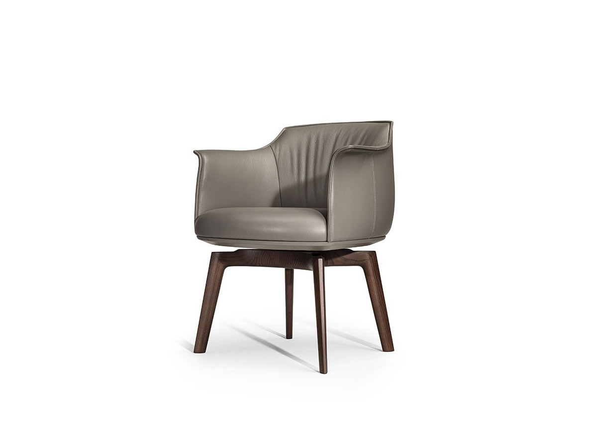 Poltrona Frau Archibald Swivel Armchair