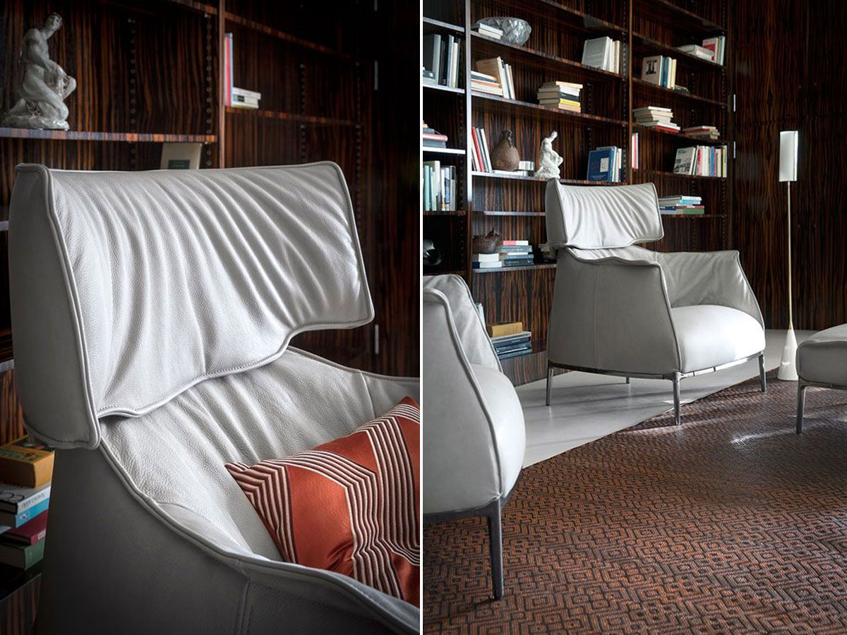 Poltrona Frau Archibald King Armchair