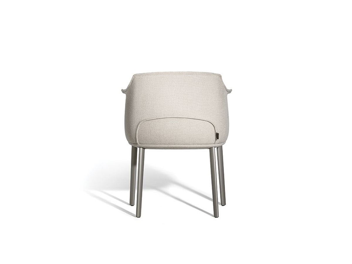 Poltrona Frau Archibald Dining Chair Metal Legs
