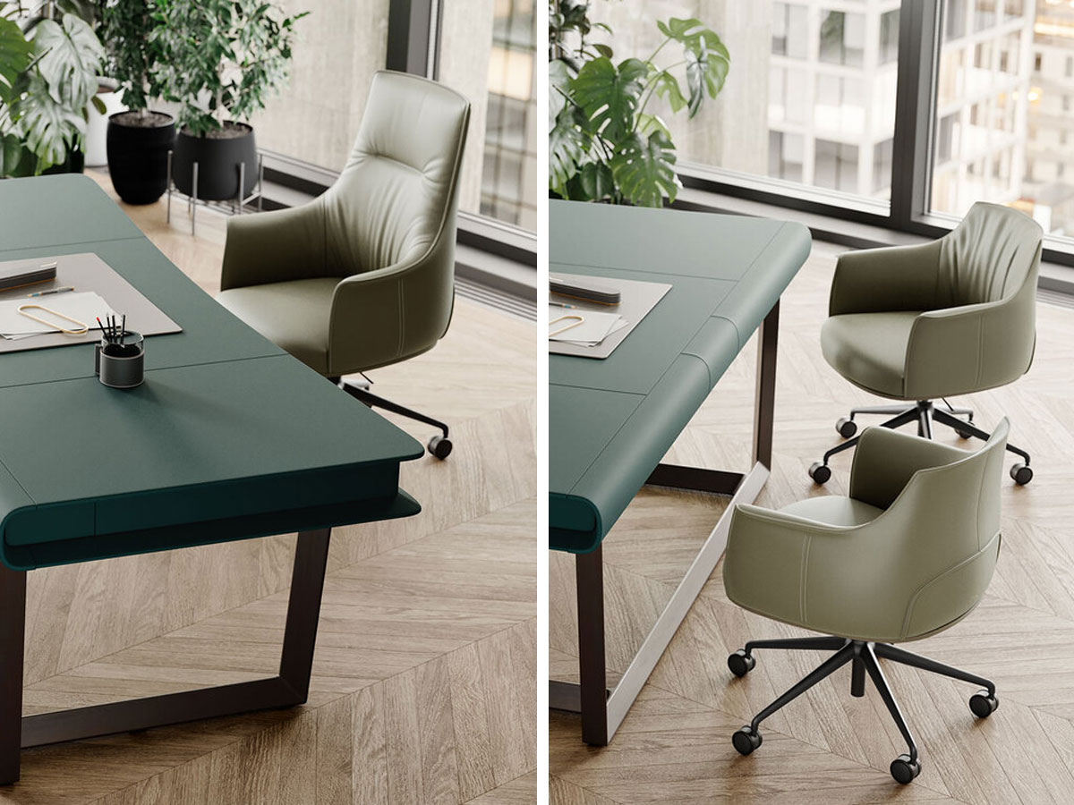 Poltrona Frau Archibald Task Managerial Office Chair