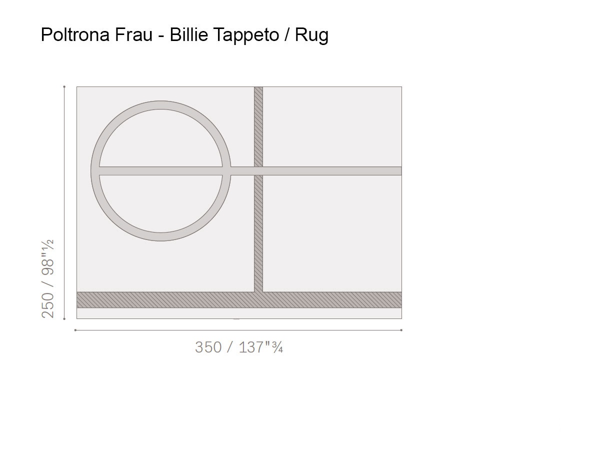 Poltrona Frau Billie Rug